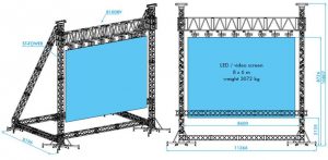 Prolyte Screen Support